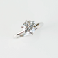 ARIA - Lab-Grown Diamond / Gemstone Solitaire Ring Setting (18K Gold / Platinum) – R24817RD