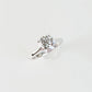 JULIA - Lab-Grown Diamond / Gemstone Solitaire Ring Setting (18K Gold / Platinum) - TMRE0112