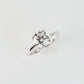 JULIA - Lab-Grown Diamond / Gemstone Solitaire Ring Setting (18K Gold / Platinum) - TMRE0112