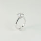 JULIA - Lab-Grown Diamond / Gemstone Solitaire Ring Setting (18K Gold / Platinum) - TMRE0112