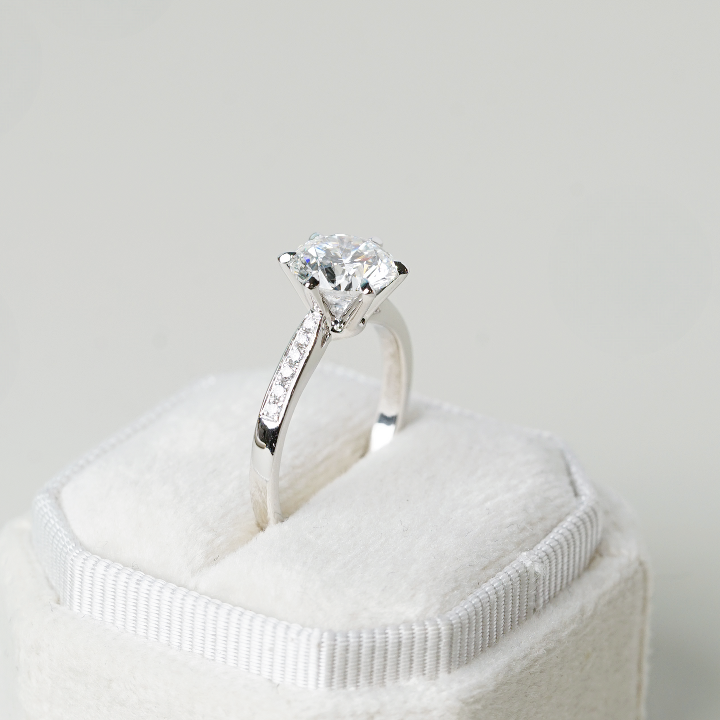 JUDITH 培育鑽石戒指托｜漸幼鋪鑽戒圈（18K 金／鉑金）– TM3881S