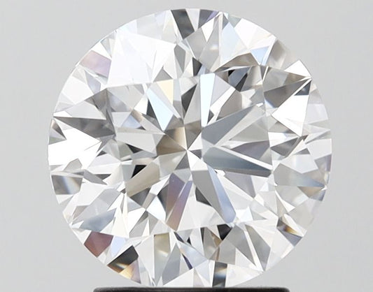 2.43 Carat Round Shape Lab Grown Diamond