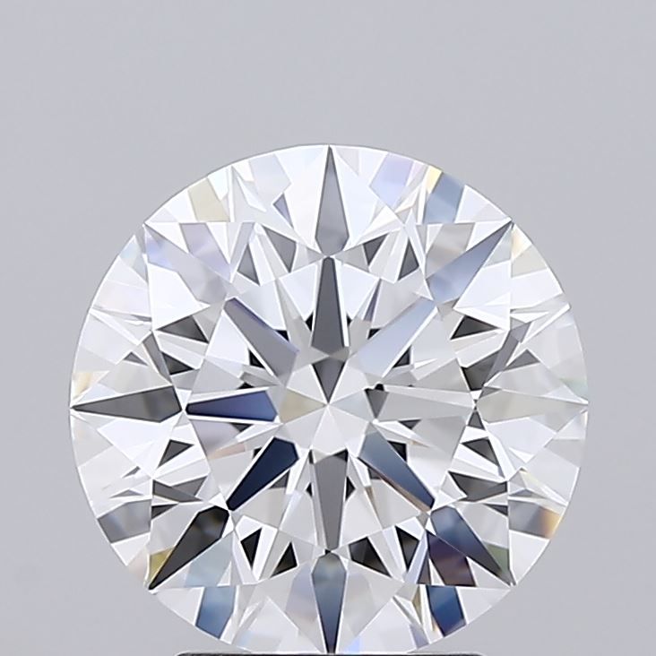 3.02 Carat Round Shape Lab Grown Diamond