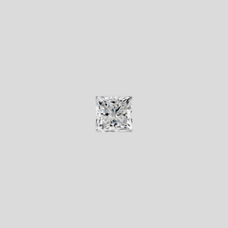 0.15ct 公主方形培育鑽石半圈線戒 <優質之選>