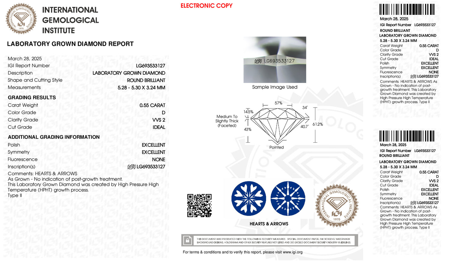 0.55 D VVS2 Ideal Ex Ex Non (LG693533127)
