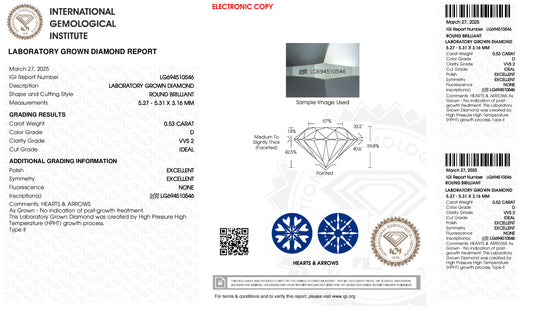 0.53 D VVS2 Ideal Ex Ex Non (LG694510546)