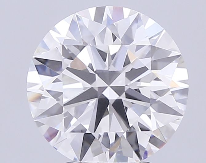 3.06 Carat Round Shape Lab Grown Diamond
