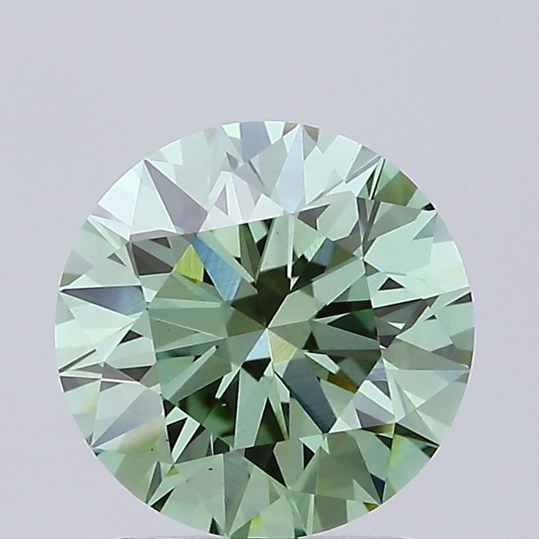 2.01 Carat Round Shape Lab Grown Diamond