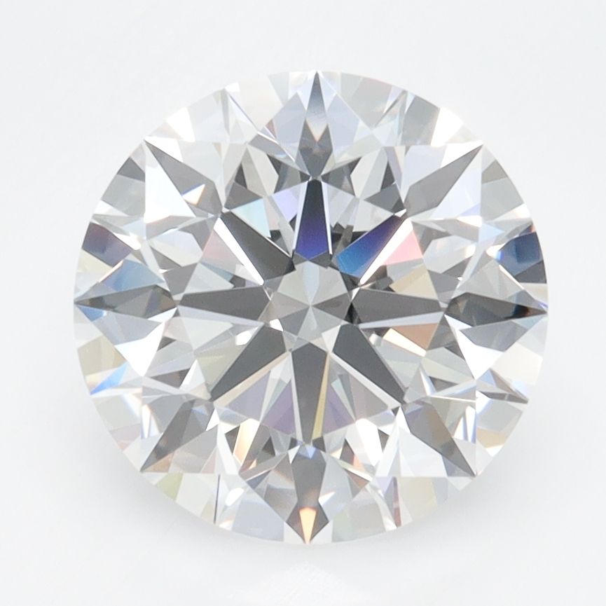 3.08 Carat Round Shape Lab Grown Diamond