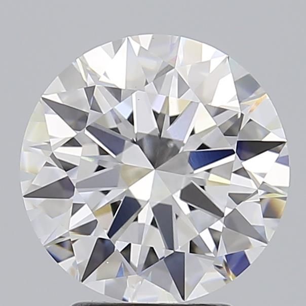 2.98 Carat Round Shape Lab Grown Diamond