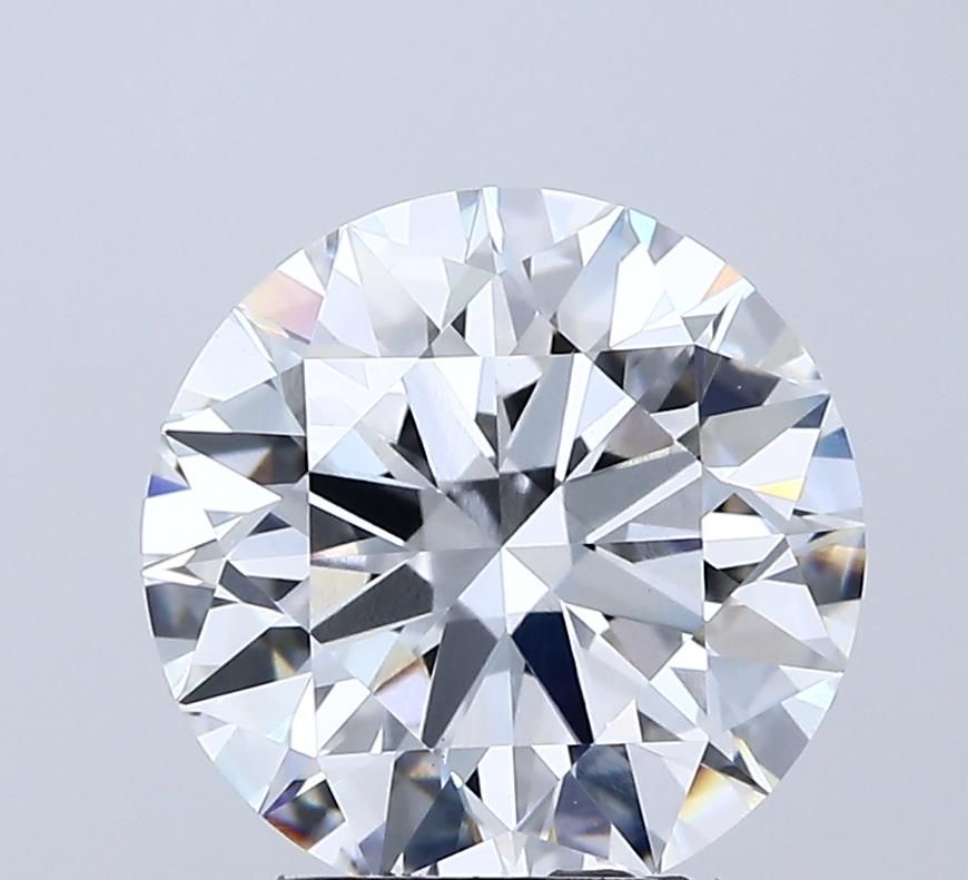 3.54 Carat Round Shape Lab Grown Diamond