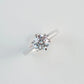 ERANTH - Lab-Grown Diamond / Gemstone Solitaire Ring Setting | Sculpted Gallery (18K Gold / Platinum) - GD0040