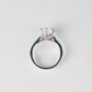 ERANTH - Lab-Grown Diamond / Gemstone Solitaire Ring Setting | Sculpted Gallery (18K Gold / Platinum) - GD0040