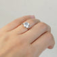 ADRAS - Lab-Grown Diamond/ Gemstone Ring Setting | Tapered Band Solitaire (18K Gold / PT950) GD0051