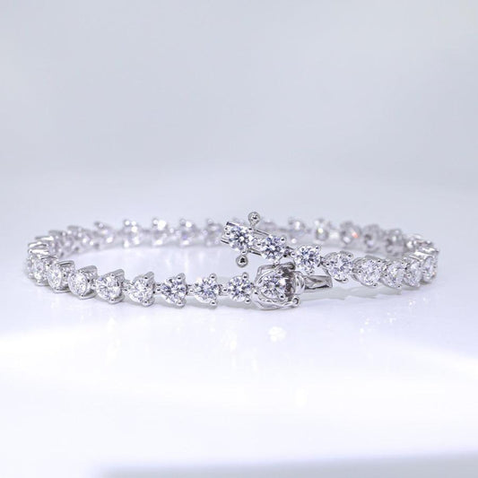 In-Stock 4.66cts 3-Prong Lab Grown Diamond Bracelet (GDB0003-010)