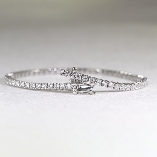 In-Stock 3.22cts 4-Prong Lab Grown Diamond Bracelet (GDB0004-005)