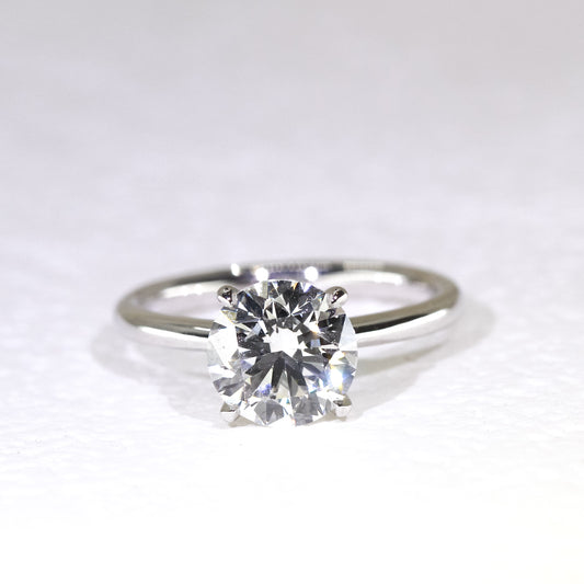 In-Stock 2.02cts Round Shape Lab Grown Diamond Ring (FLORIA - R24814RD)