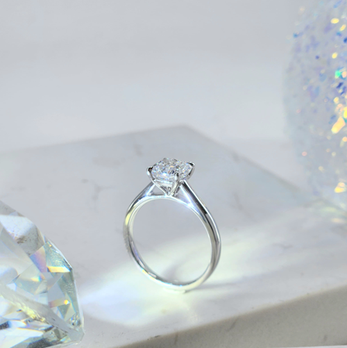 現貨 1.03cts 墊形培育鑽石戒指 (BLAIR - R24816CU)