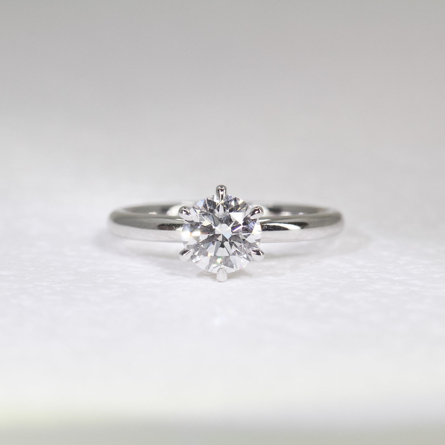 現貨 PT950 2.05ct 圓形培育鑽石戒指 (ARIA - R24817RD)