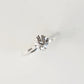 ALDAVA - Lab-Grown Diamond / Gemstone Ring Setting | Hidden Wings Tapered Band (18K Gold / PT950) - TM0102