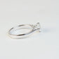 ALDAVA - Lab-Grown Diamond / Gemstone Ring Setting | Hidden Wings Tapered Band (18K Gold / PT950) - TM0102