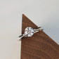 ALDAVA - Lab-Grown Diamond / Gemstone Ring Setting | Hidden Wings Tapered Band (18K Gold / PT950) - TM0102