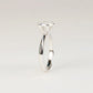 AGATHA - Lab-Grown Diamond / Gemstone Ring Setting | Tapered Band Solitaire (18K Gold / PT950) - TM0131S