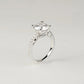 KIMBERLEY - Lab-Grown Diamond / Gemstone Ring Setting | Straight Pavé Band (18K Gold / Platinum) - TM0141