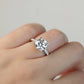 KIMBERLEY - Lab-Grown Diamond / Gemstone Ring Setting | Straight Pavé Band (18K Gold / Platinum) - TM0141