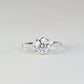 ACELIN – Lab-Grown Diamond / Gemstone Pavé Ring Setting (18K Gold / PT950) - TM0193