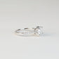 ACELIN – Lab-Grown Diamond / Gemstone Pavé Ring Setting (18K Gold / PT950) - TM0193