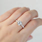 ACELIN – Lab-Grown Diamond / Gemstone Pavé Ring Setting (18K Gold / PT950) - TM0193