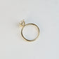 NAIJA - Lab-Grown Diamond / Gemstone Solitaire Ring Setting (18K Gold / Platinum) -TMO1012N
