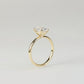 NAIJA - Lab-Grown Diamond / Gemstone Solitaire Ring Setting (18K Gold / Platinum) -TMO1012N