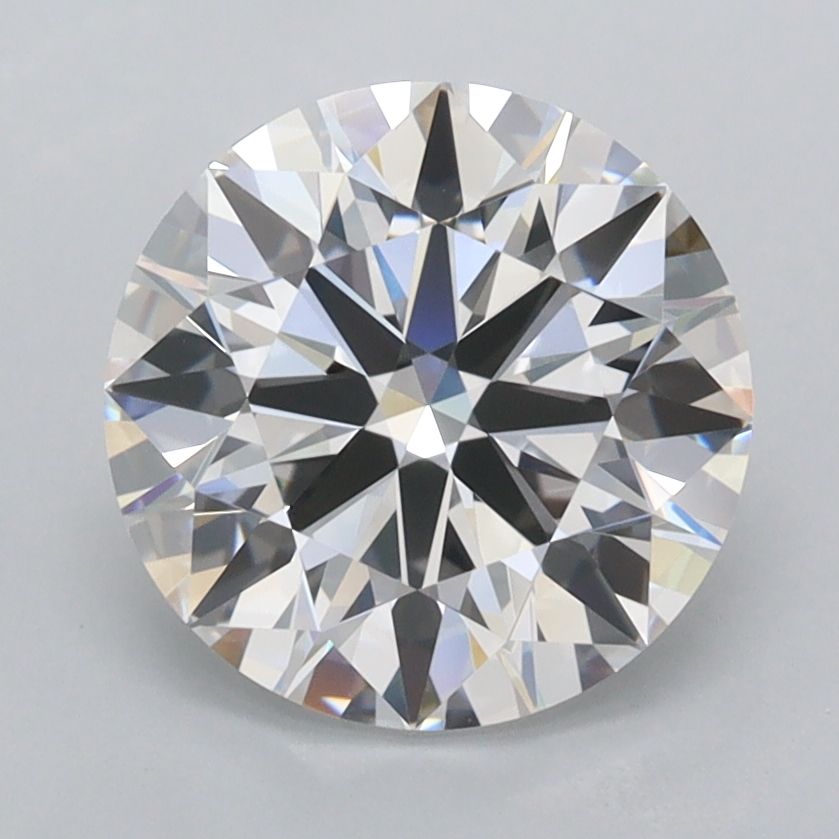 2.52 Carat Round Shape Lab Grown Diamond