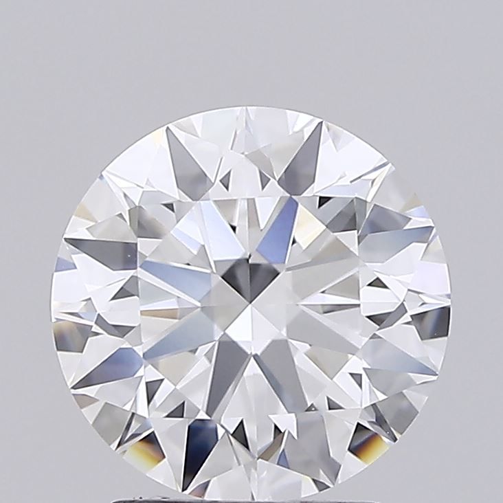 2.57 Carat Round Shape Lab Grown Diamond