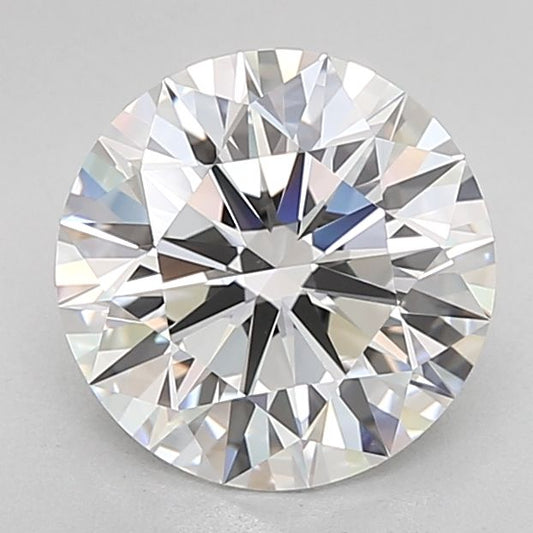 3.51 Carat Round Shape Lab Grown Diamond
