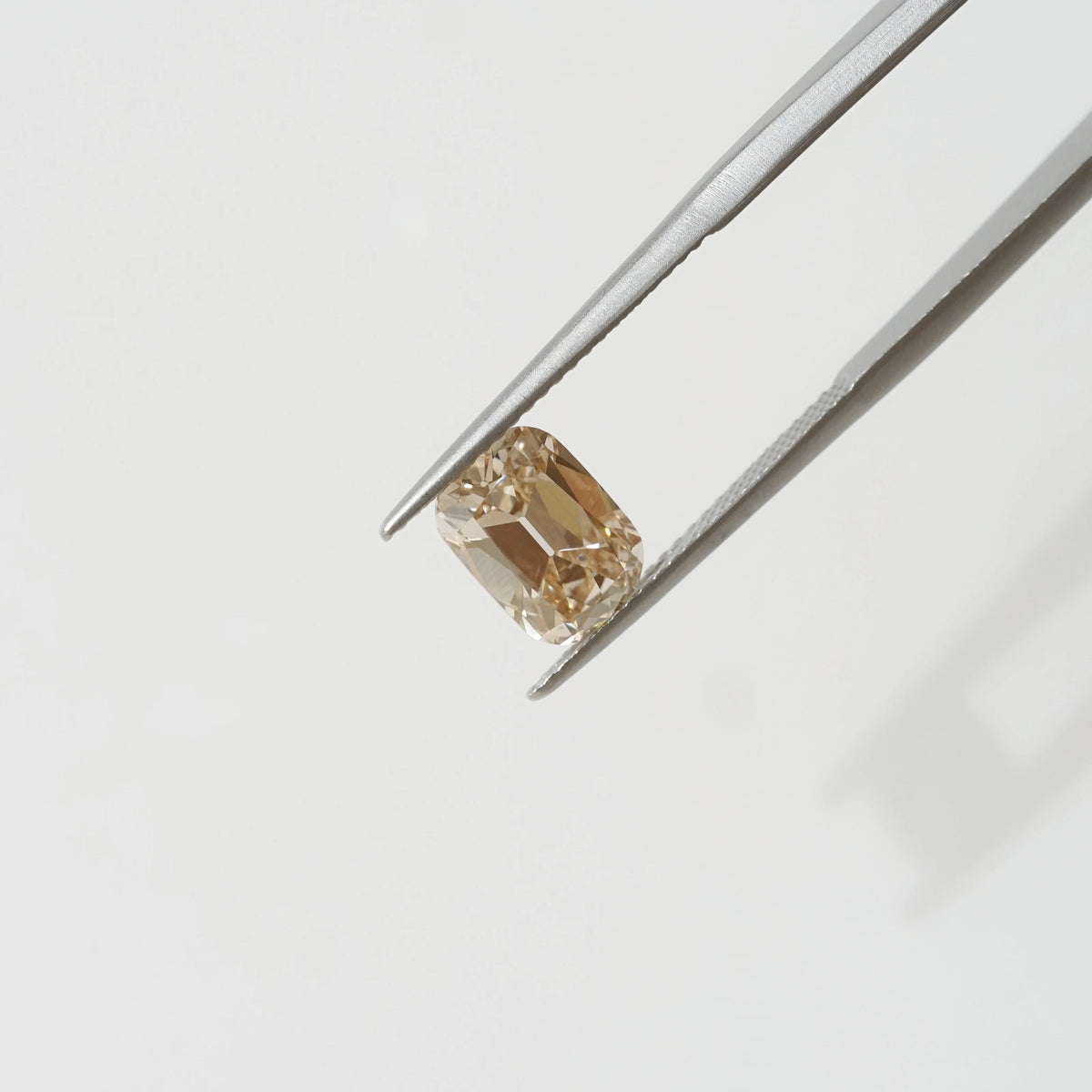 2.16ct In-Stock Elongated Cushion Old Mine Cut Champagne Brown Lab-Grown Diamond (IGI Report in Progress)