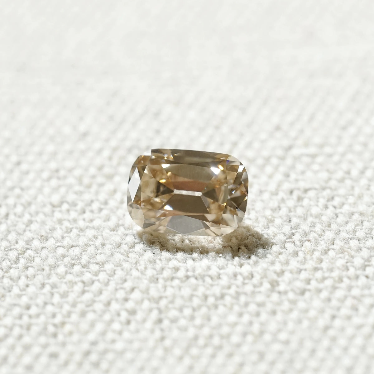 2.16ct In-Stock Elongated Cushion Old Mine Cut Champagne Brown Lab-Grown Diamond (IGI Report in Progress)