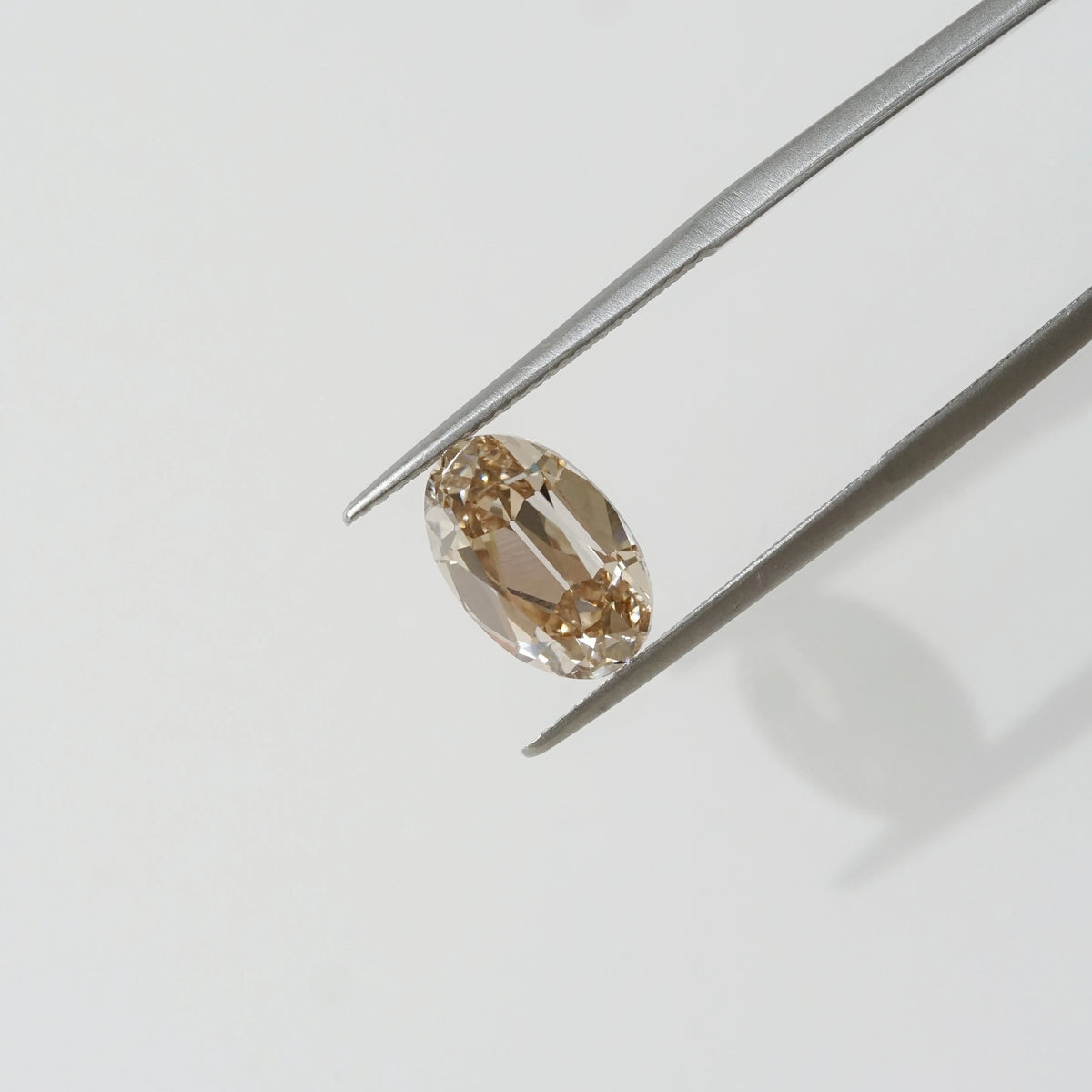 3.64ct In-Stock Oval Old Cut Champagne Brown Lab-Grown Diamond (IGI Report in Progress)