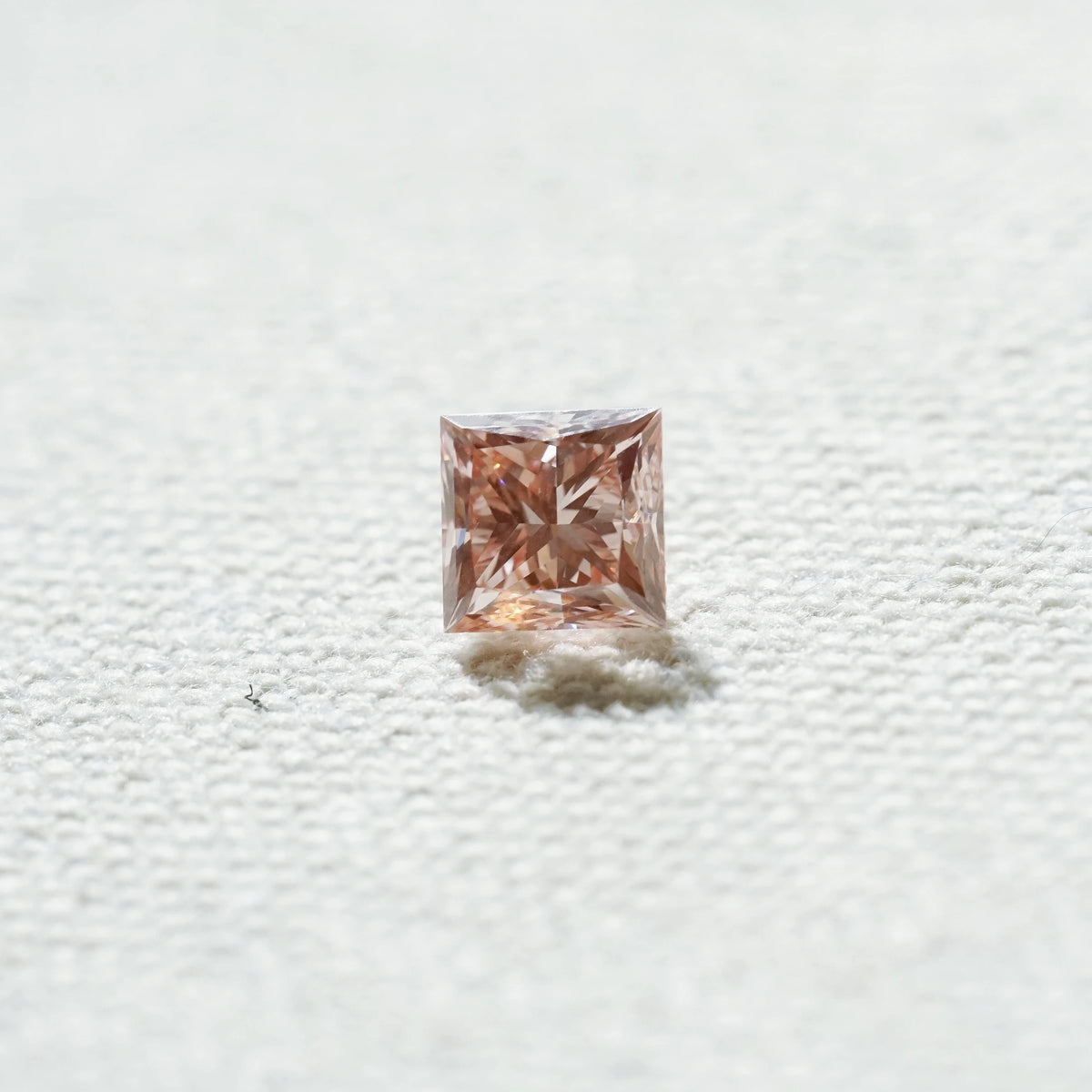 1.55ct In-Stock Princess Cut Pink Lab-Grown Diamond (with IGI Report)