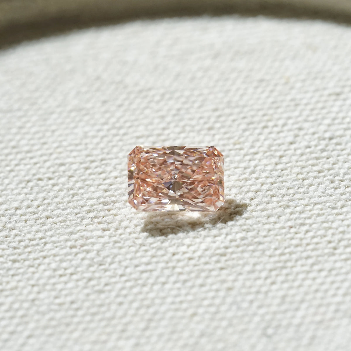 2.88ct In-Stock Radiant Cut Pink Lab-Grown Diamond (with IGI Report)