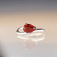 HELENA – Pear-cut Lab-Grown Diamond / Gemstone Ring Setting |  Solitaire Floating Ring (18K Gold / Platinum) - TM0810PE