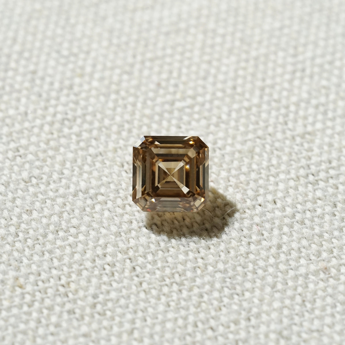 3.62ct In-Stock Asscher Cut Whisky Brown Lab-Grown Diamond (IGI Report in Progress)