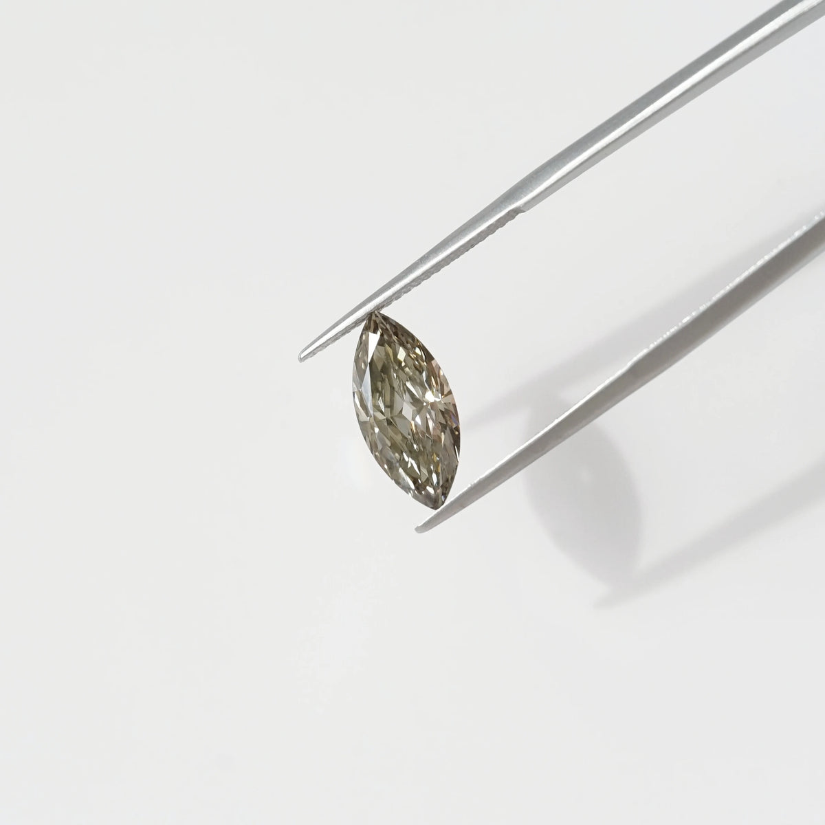 2.83ct In-Stock Marquise Smoky Whiskey Gray Lab-Grown Diamond (with IGI Report)
