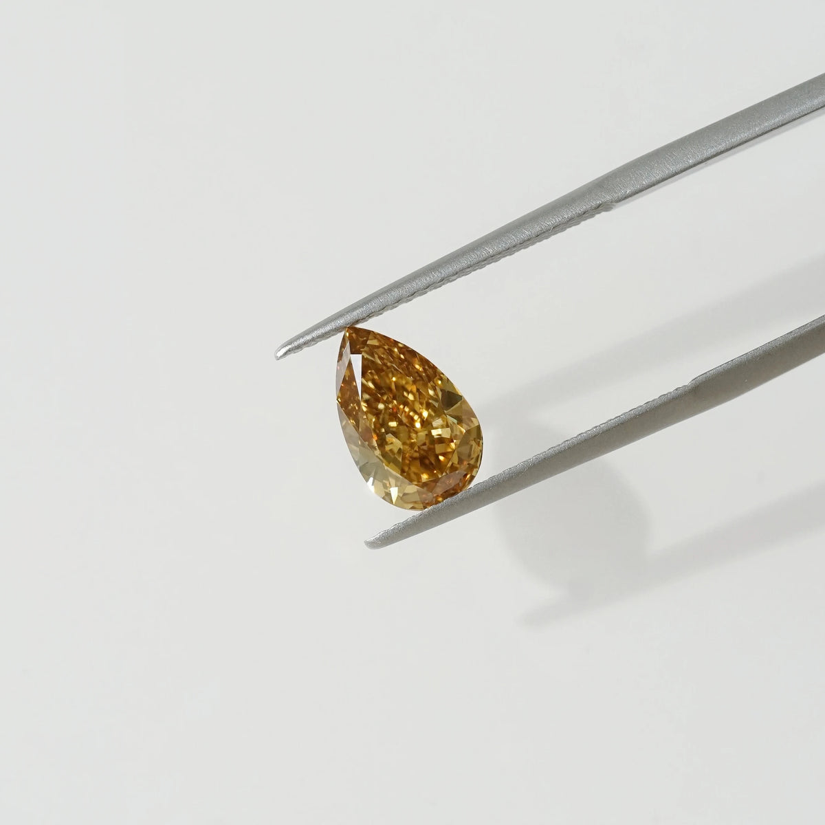 2.17ct In-Stock Pear Whisky Brown Lab-Grown Diamond (IGI Report in Progress)