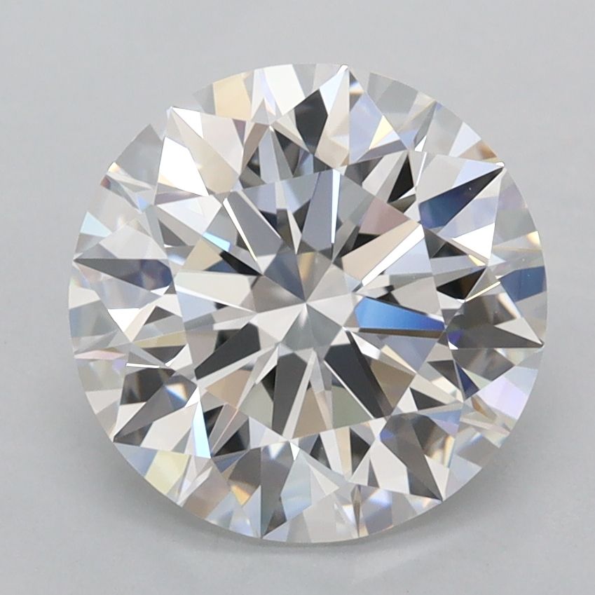 3.01 Carat Round Shape Lab Grown Diamond