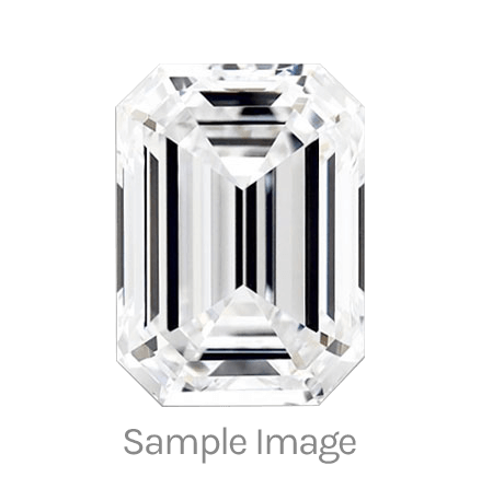 0.5 Carat Emerald Shape Lab Grown Diamond
