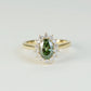 CHARLOTTEE - Oval-cut Lab-Grown Diamond / Gemstone Halo Ring Setting (18K Gold / Platinum) - R24802OVA