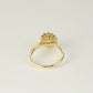CHARLOTTEE - Oval-cut Lab-Grown Diamond / Gemstone Halo Ring Setting (18K Gold / Platinum) - R24802OVA